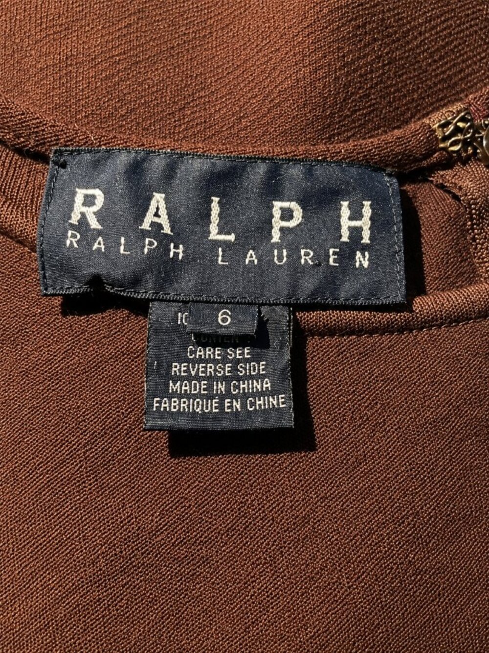 Ralph Lauren Blue Label Chocolate Brown Italian Wool Sheath Midi Dress 6 - Picture 4 of 12